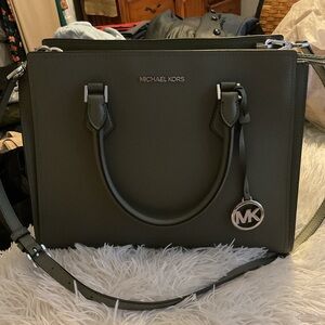 Michael Kors Dark Green Satchel